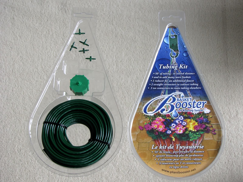 Basket Booster for Hanging Baskets Self watering system for hanging